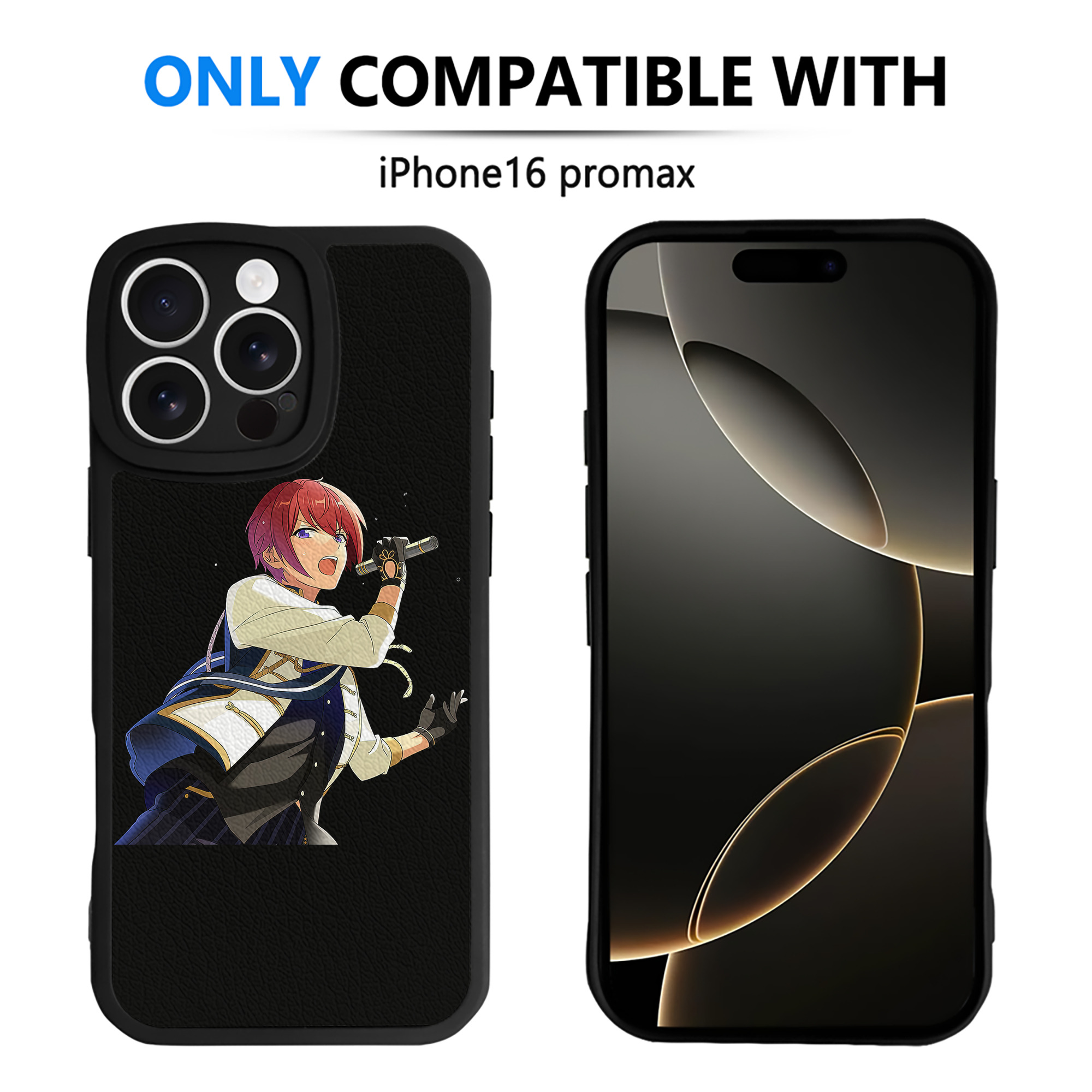 （画像用） あんさんぶるスターズ! Ensemble Stars 【iPhone 16シリーズ対応】シリコンスマホケース（レザー調） 材質：シリコン